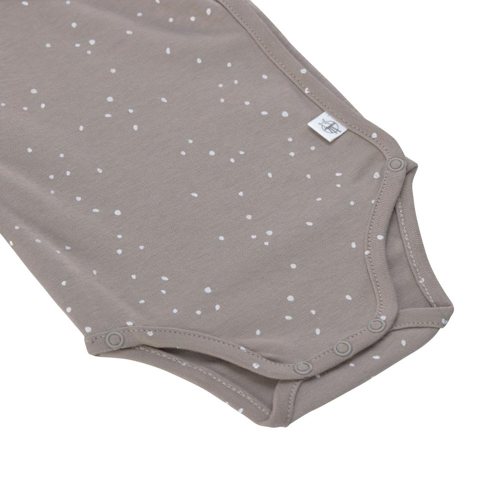 Lassig Organic Cotton Long Sleeve Kimono Bodysuit