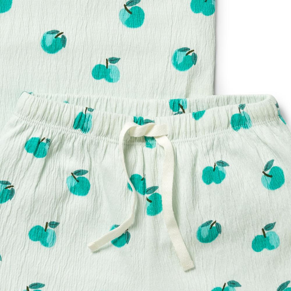 Wilson & Frenchy Organic Crinkle Cotton Short Sleeved Pyjamas