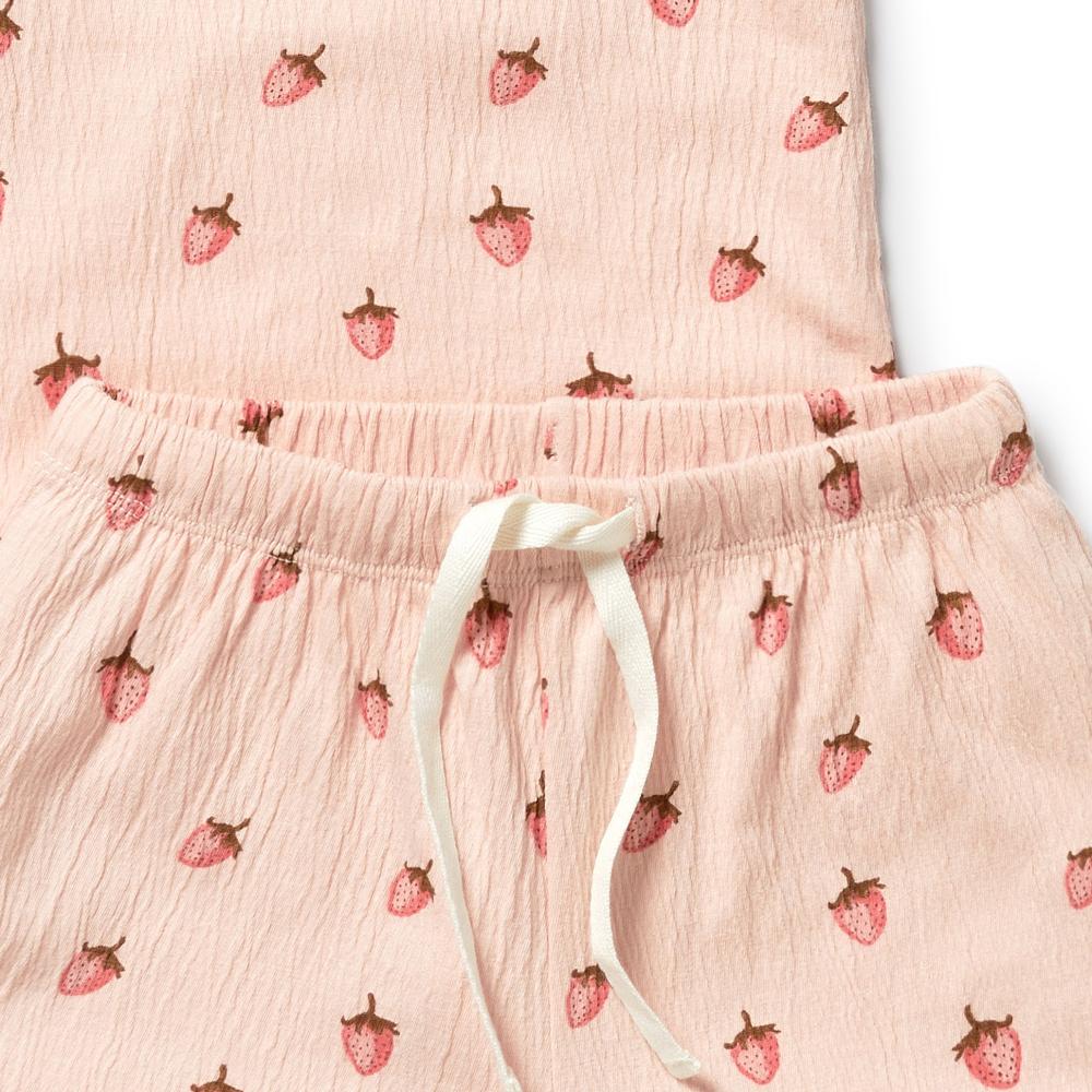 Wilson & Frenchy Organic Crinkle Cotton Short Sleeved Pyjamas