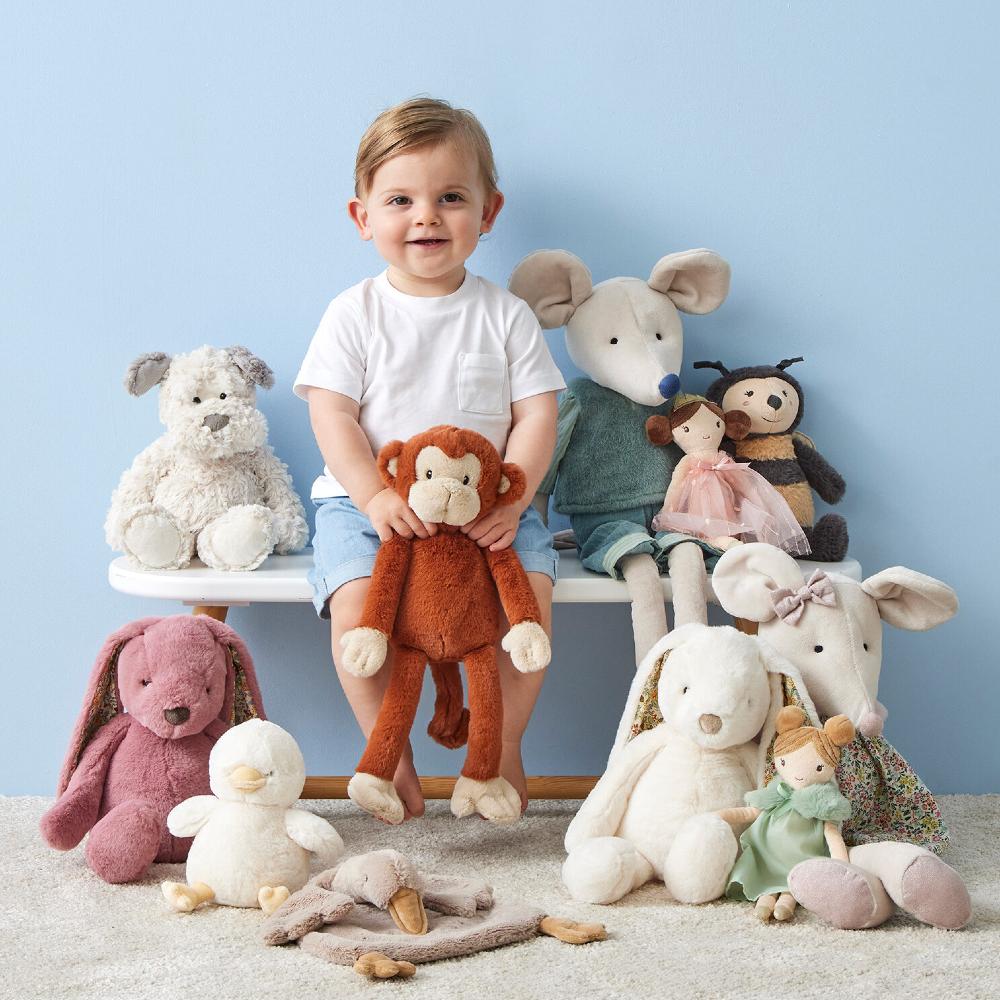 Jiggle & Giggle Medium Floral Bunny
