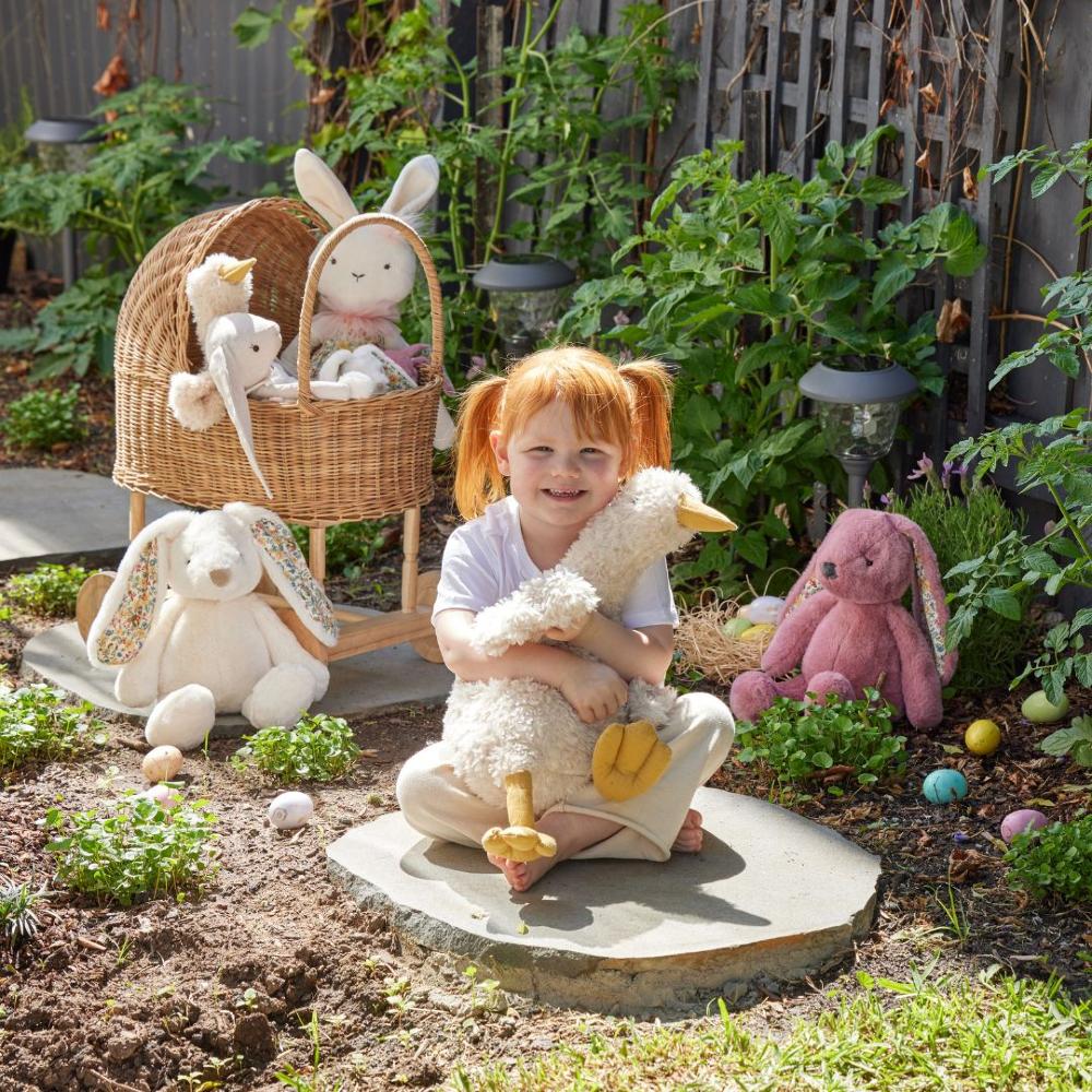 Jiggle & Giggle Medium Floral Bunny