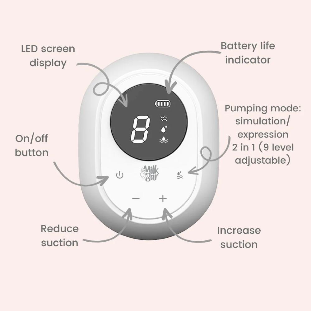 Milkbar Pure Freedom Portable Breast Pump (Single)
