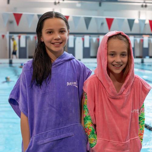 Aqualine Kids Hooded Poncho Towel