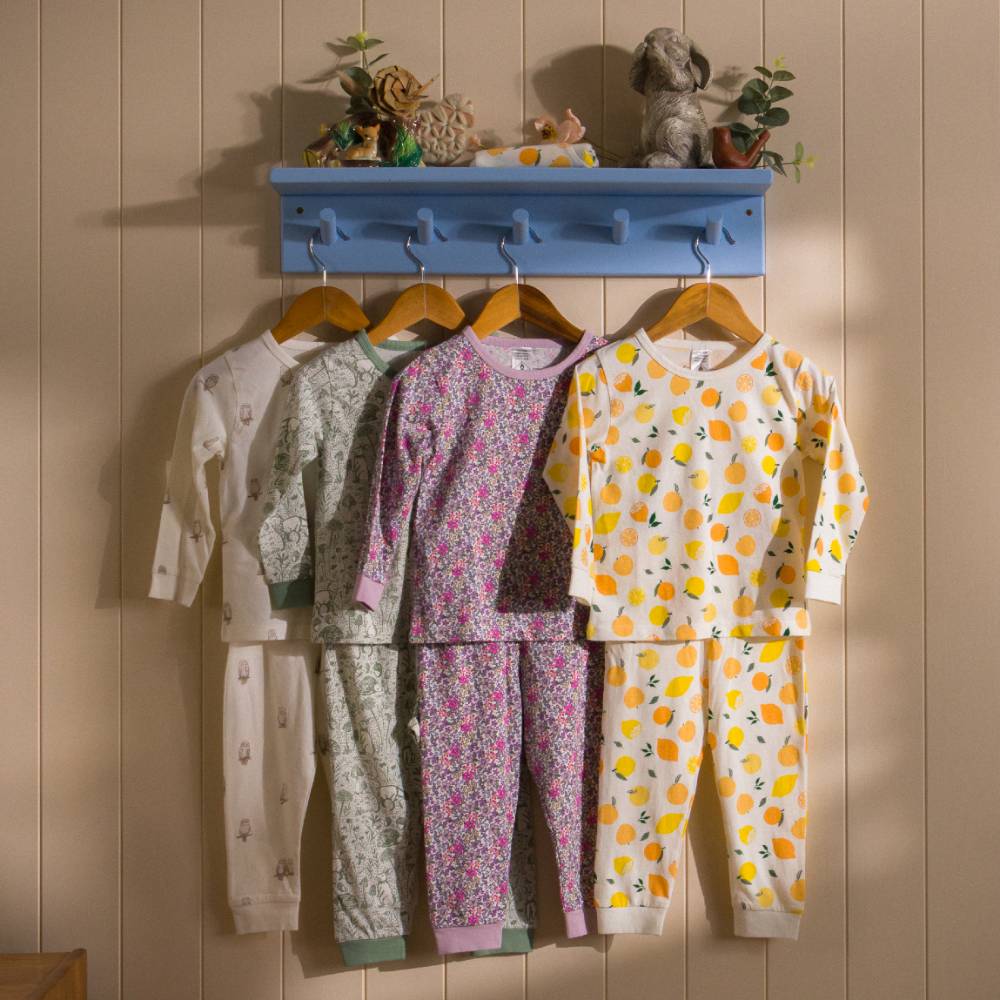 Premium Organic Cotton Long Sleeve Pyjamas