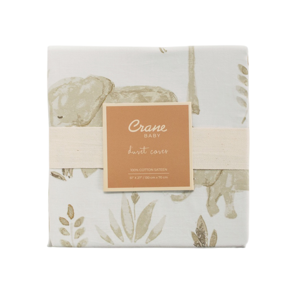 Crane Baby Cot Duvet Cover