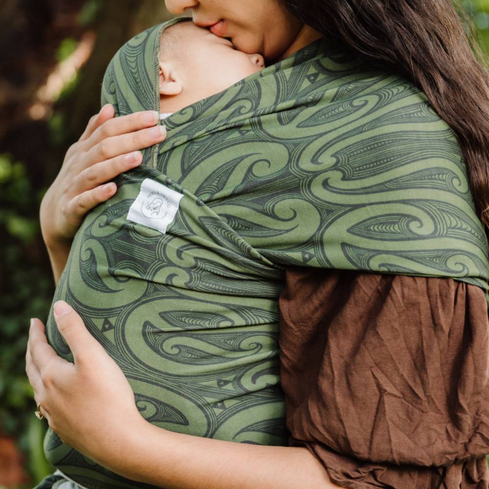 Hiwa & Awa Co Okooko Pepi Baby Wrap Carrier