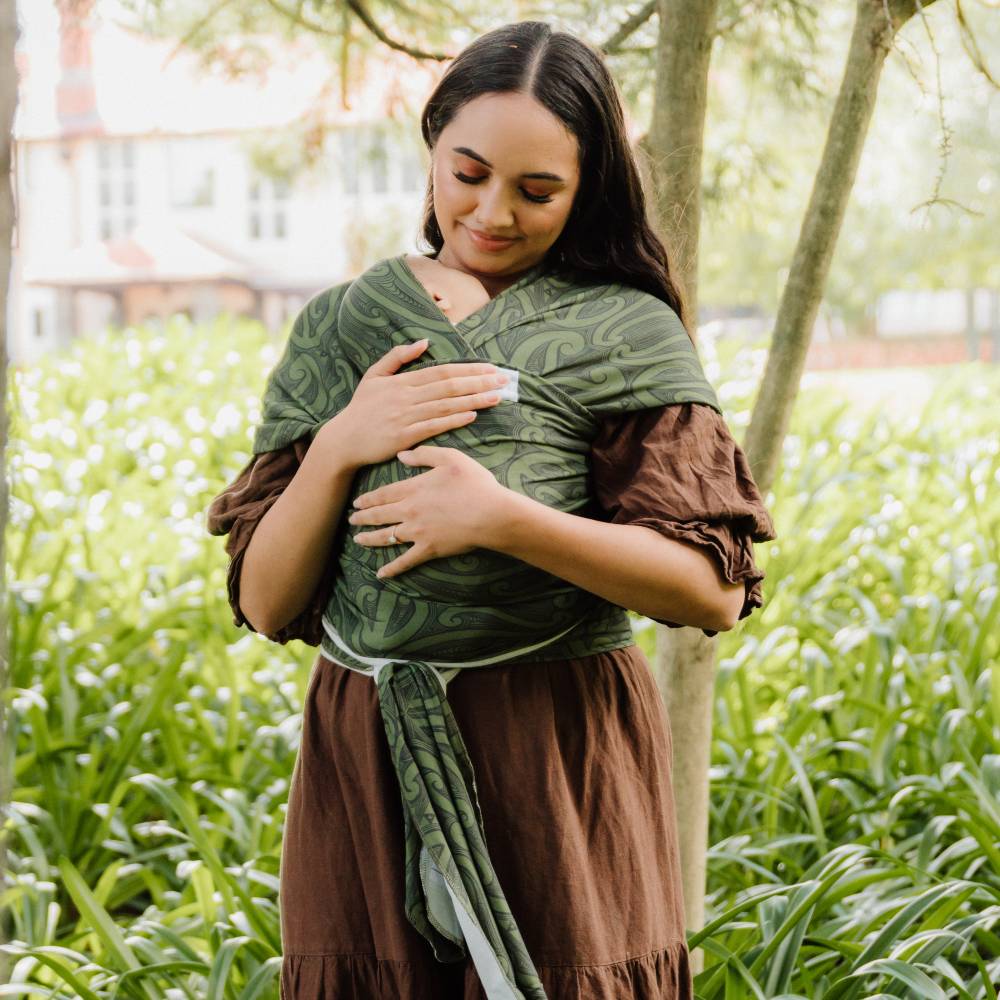 Hiwa & Awa Co Okooko Pepi Baby Wrap Carrier