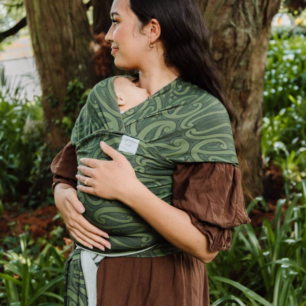 Hiwa & Awa Co Okooko Pepi Baby Wrap Carrier