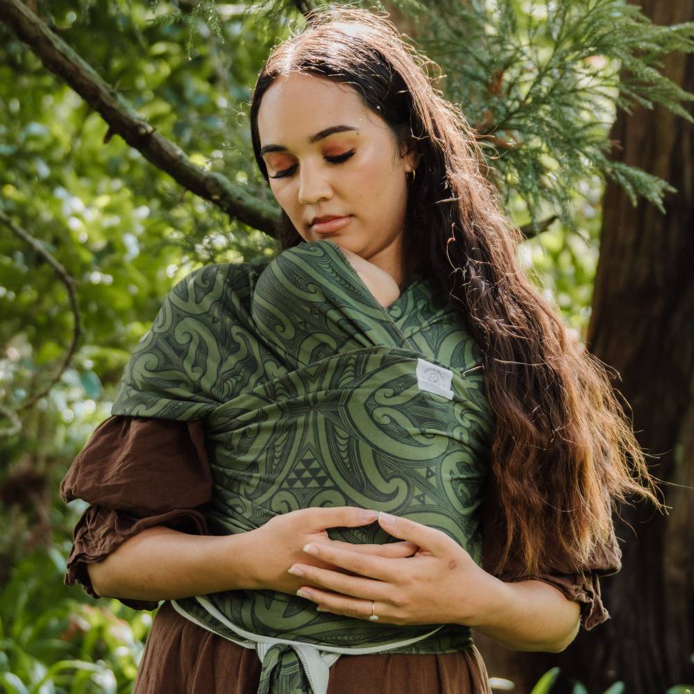 Hiwa & Awa Co Okooko Pepi Baby Wrap Carrier