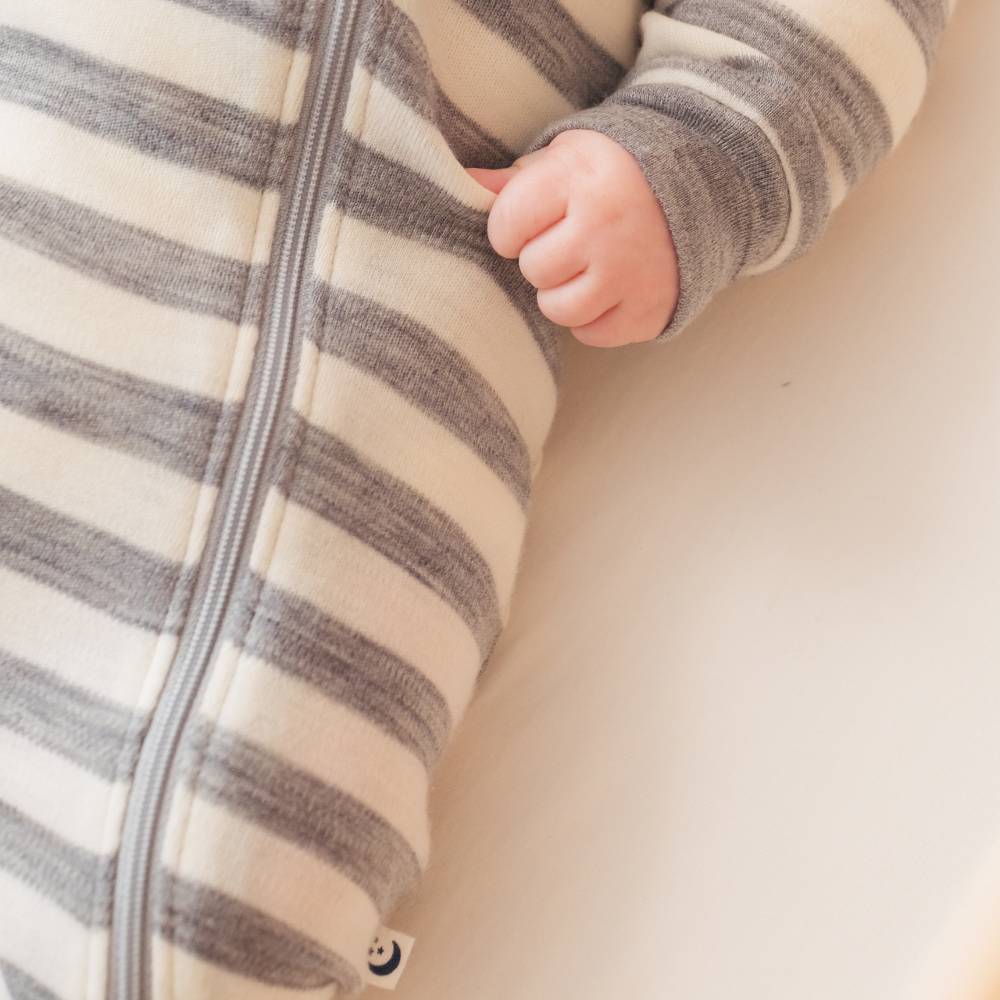 The Sleep Store Merino Zipsuit with Grippy Soles - Clearance
