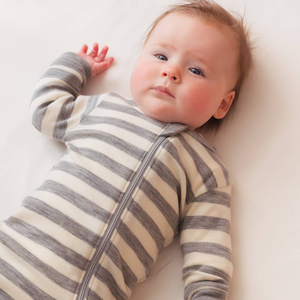 The Sleep Store Merino Zipsuit with Grippy Soles - Clearance