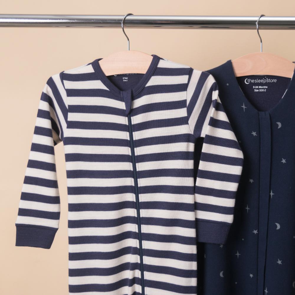 The Sleep Store Merino Zipsuit with Grippy Soles - Clearance