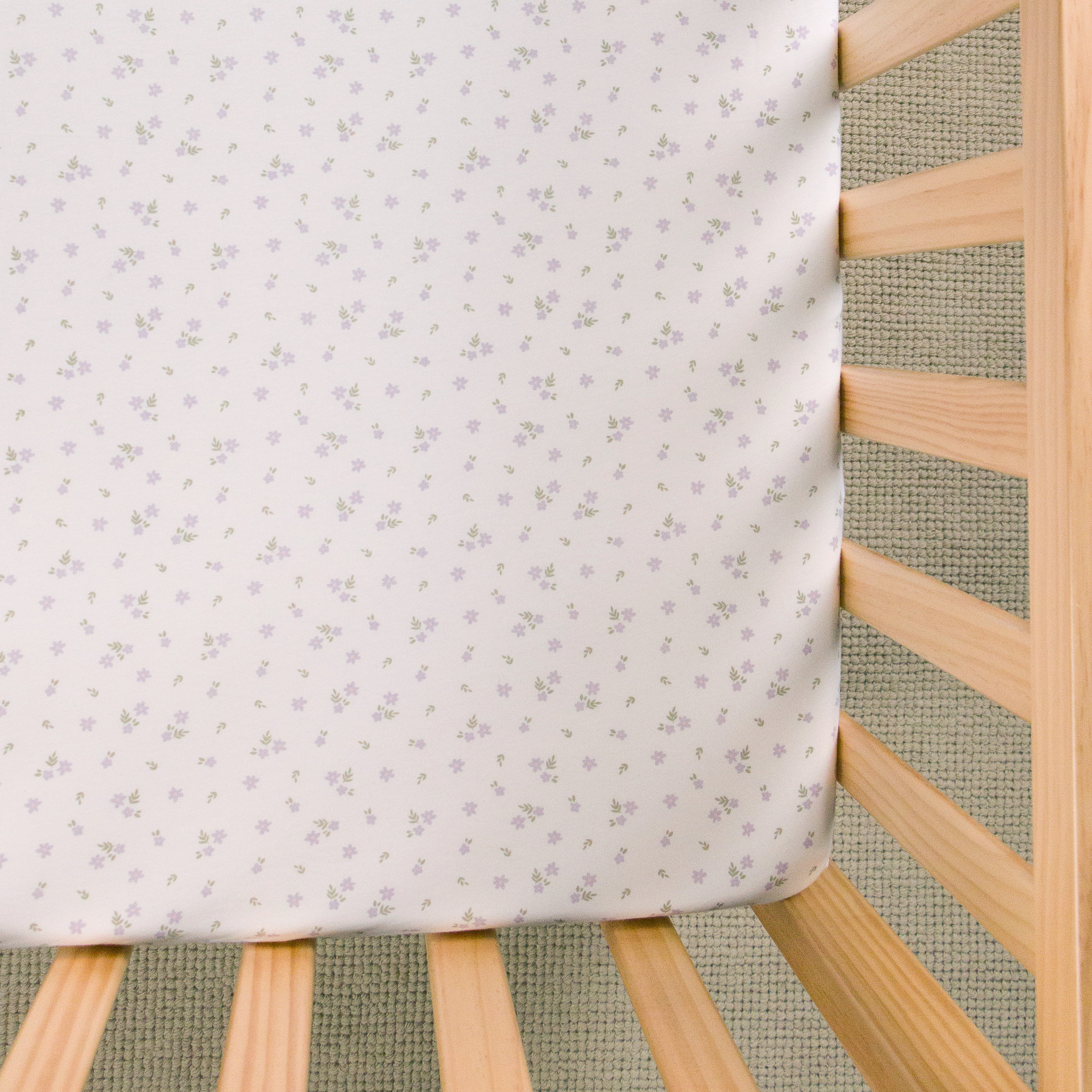 Baby Basics Mini Cot Fitted Sheet - 62 x 96cm
