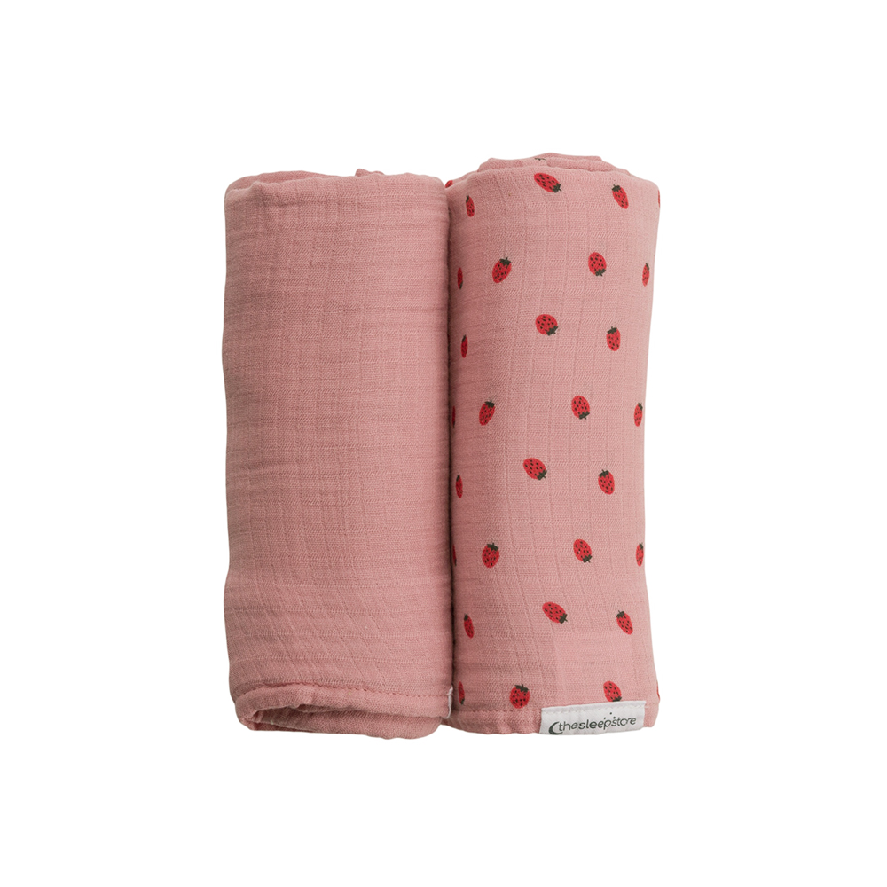 The Sleep Store Deluxe Muslin Swaddle 2pk