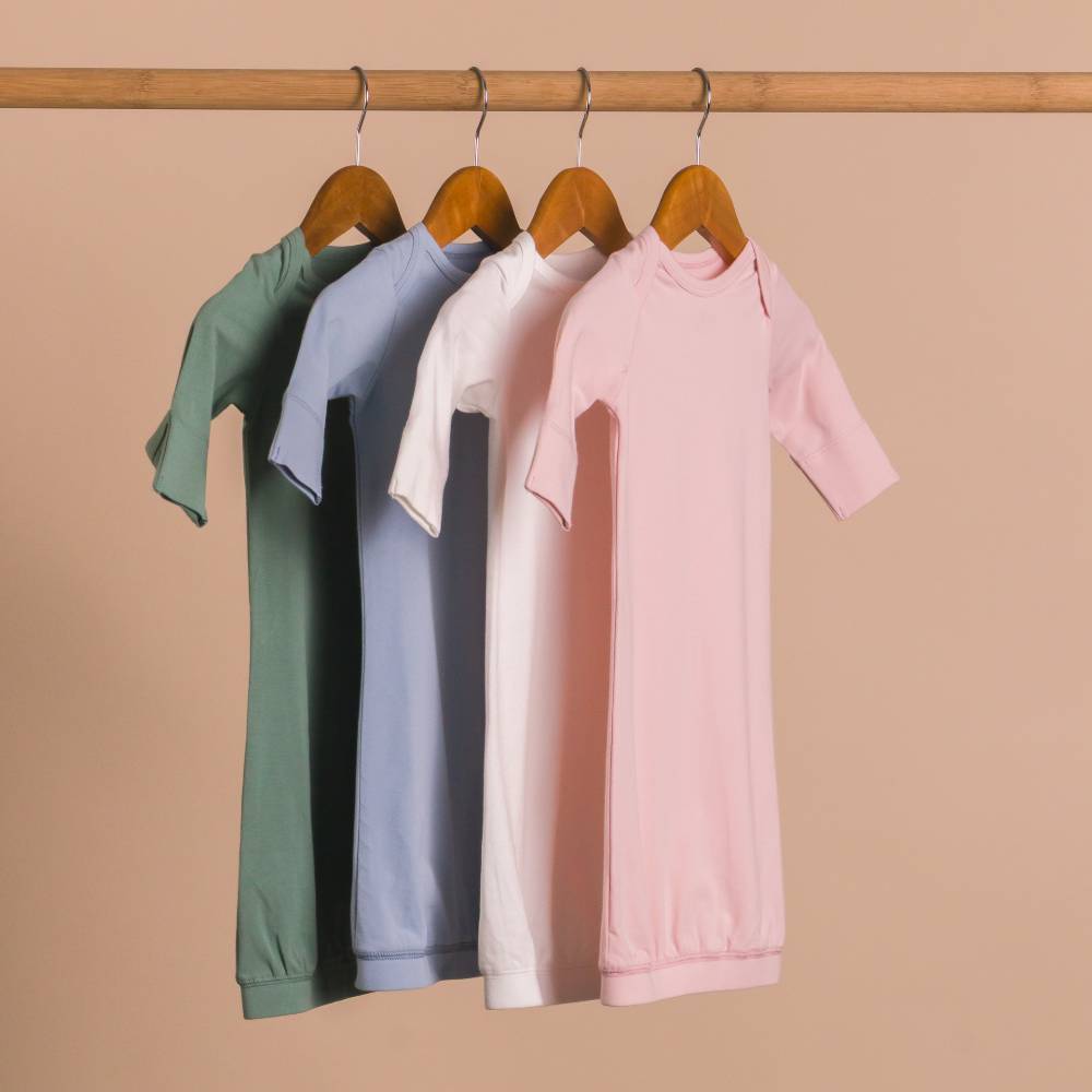 The Sleep Store Organic Cotton Elastic Bottom Baby Gown