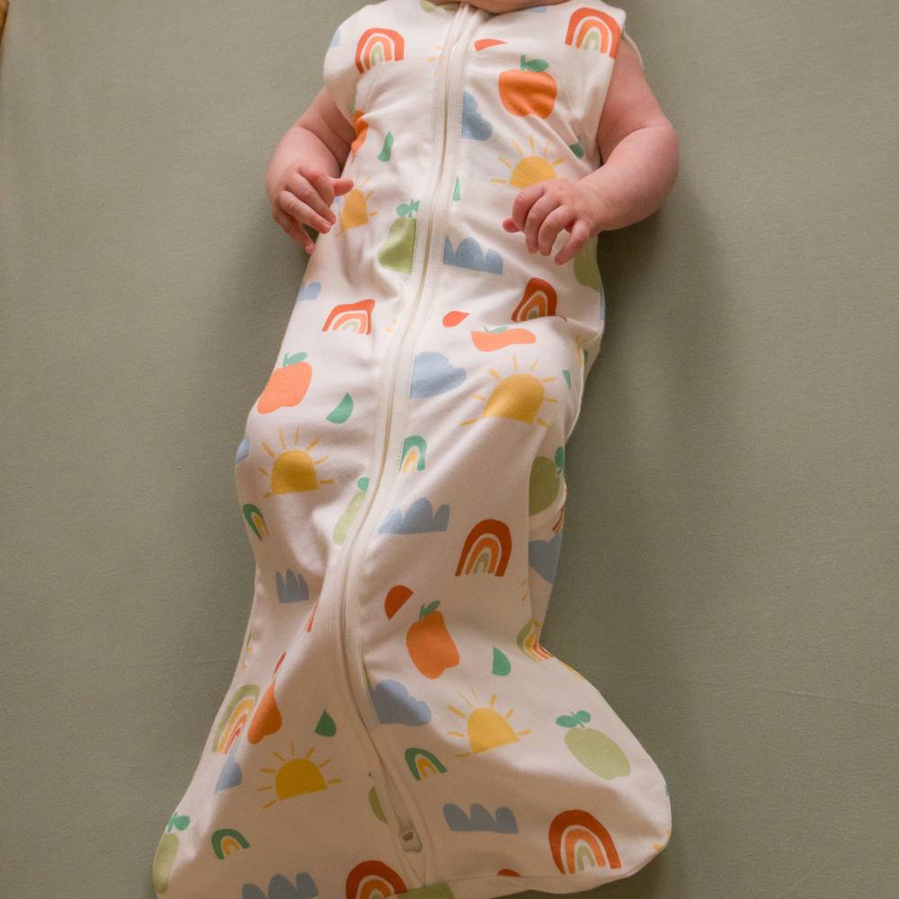 The Sleep Store Organic Cotton 0.2 tog Swaddle Sleep Bag