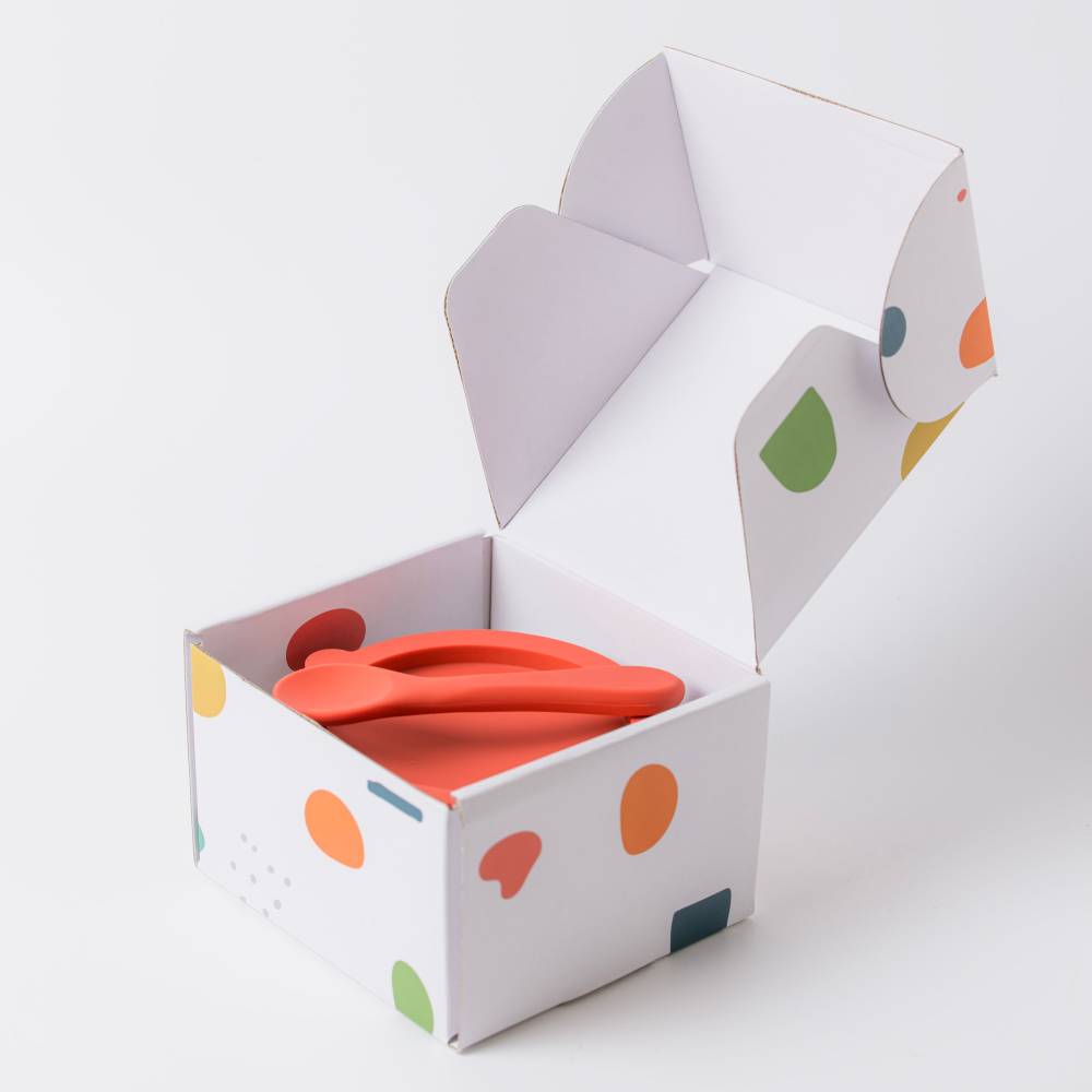 Lion & Lady 18/8 Stainless Steel Feeding Bowl & Spoon