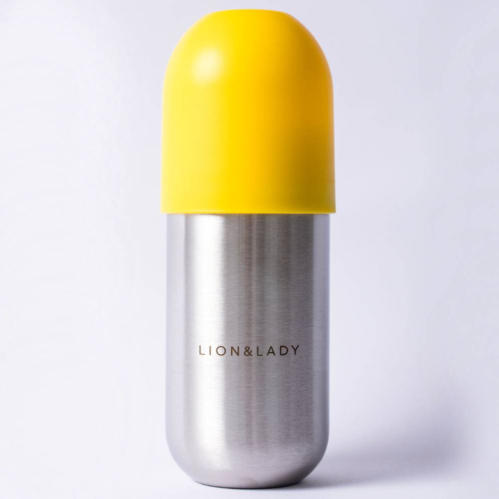 Lion & Lady 18/8 Stainless Steel Baby Bottle 350ml
