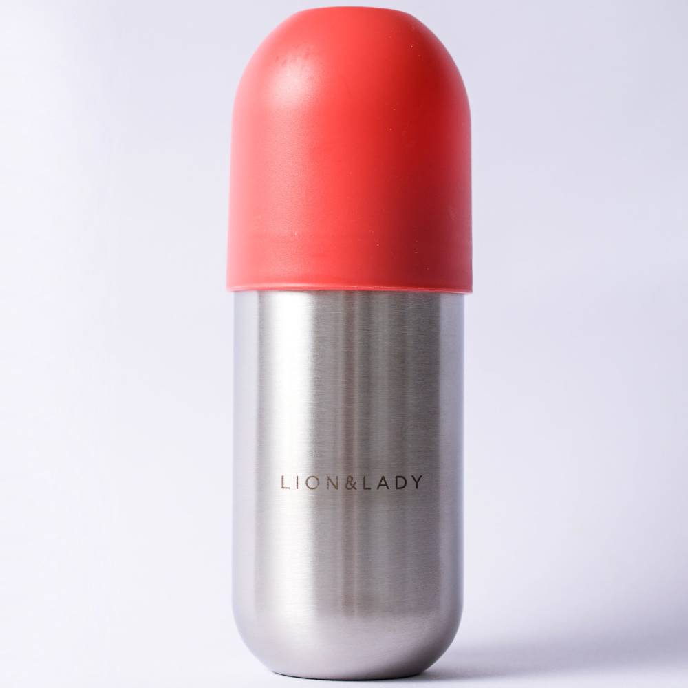 Lion & Lady 18/8 Stainless Steel Baby Bottle 350ml
