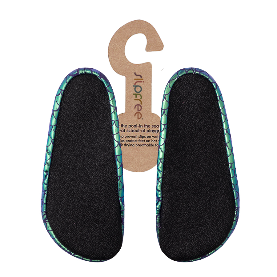 Slipfree Swimming Shoes - Junior Metallic Designs