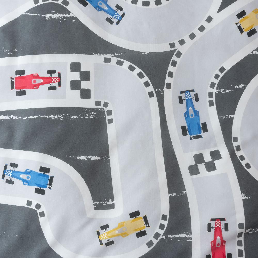 Squiggles Cotton Duvet Cover Set - Speed Racer
