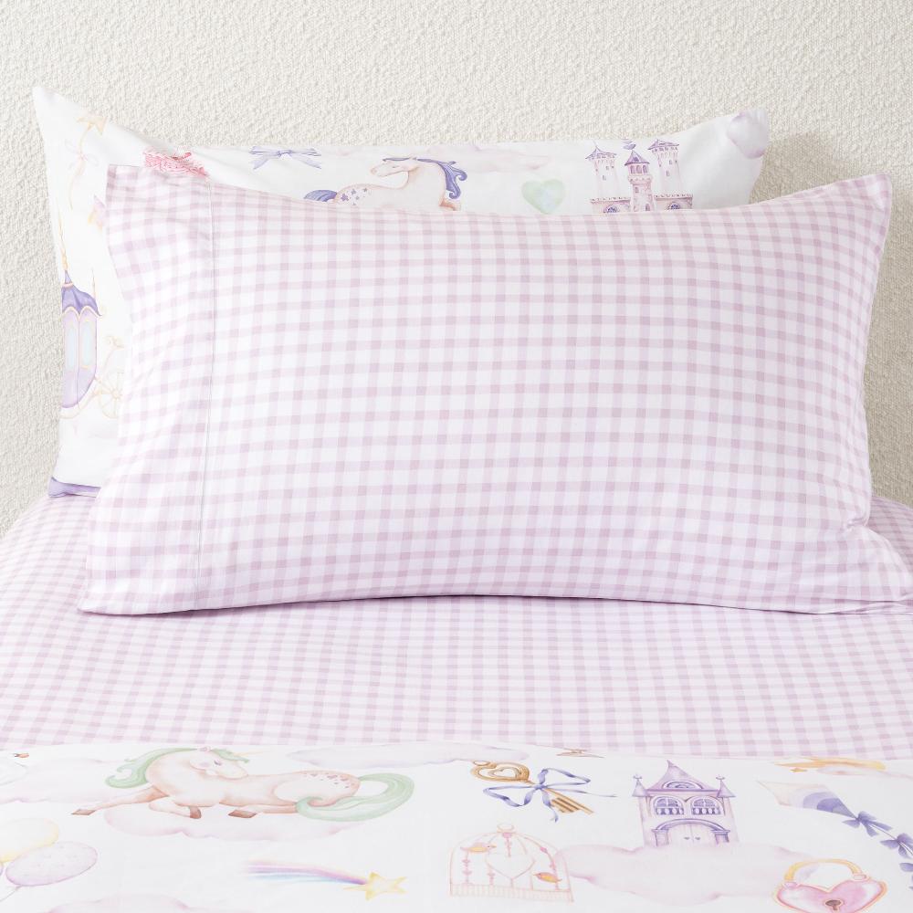 Cotton Fitted Sheet + Pillowcase Set - Charlie
