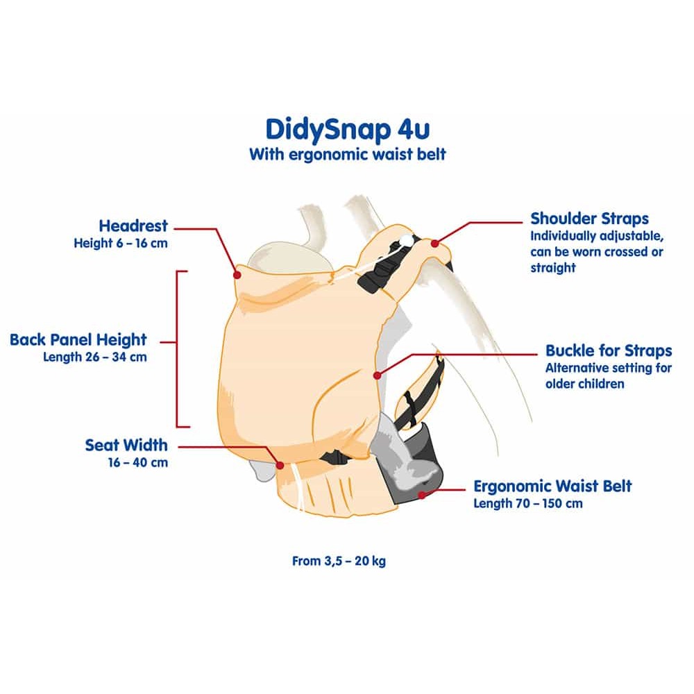 Didymos DidySnap 4U Prima Baby Carrier