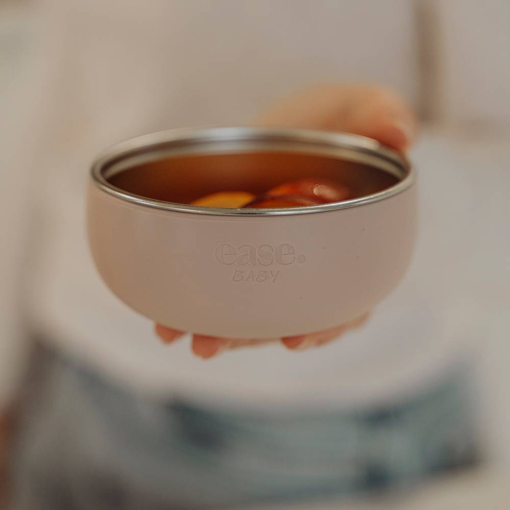 Ease.Baby Big Apetites Non Suction Stainless Steel Bowl