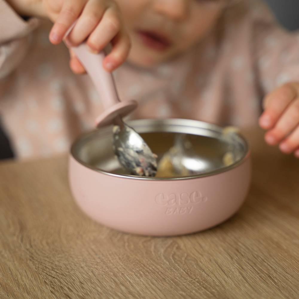 Ease.Baby Big Apetites Non Suction Stainless Steel Bowl