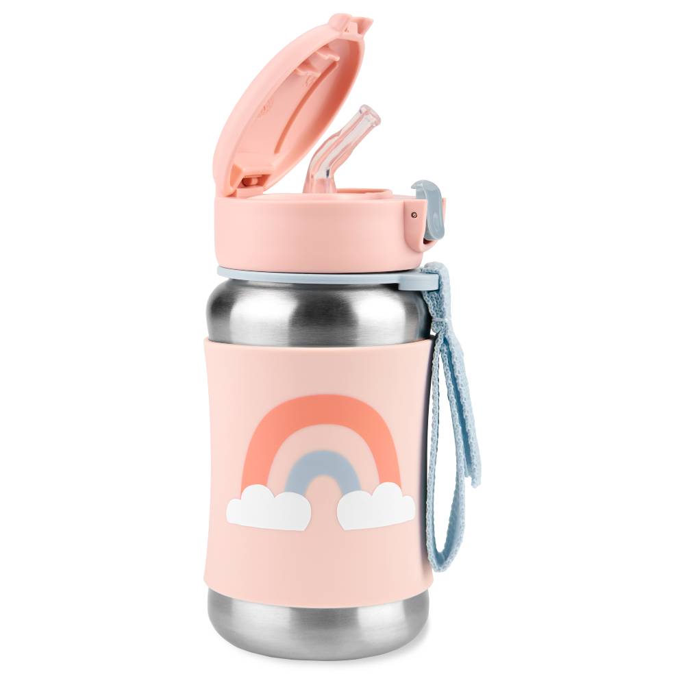 Skip Hop Spark Style Stainless Steel Straw Bottle
