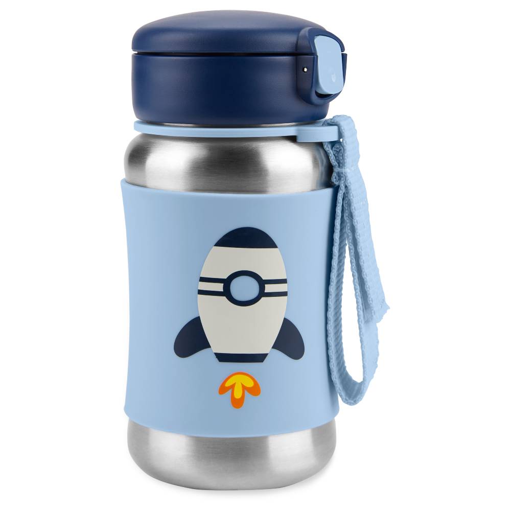Skip Hop Spark Style Stainless Steel Straw Bottle