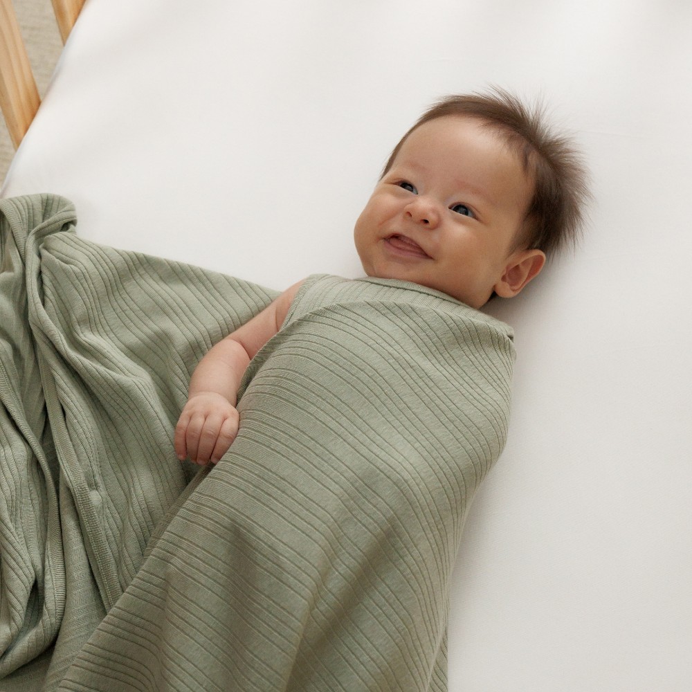 Woolbabe Merino/Organic Cotton Swaddle Blanket - Daydream Collection
