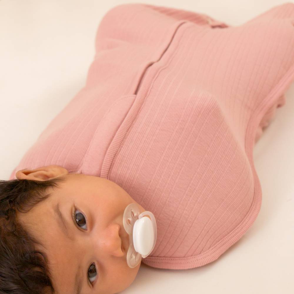 Woolbabe Organic Cotton/Merino Fitted Zip Swaddle
