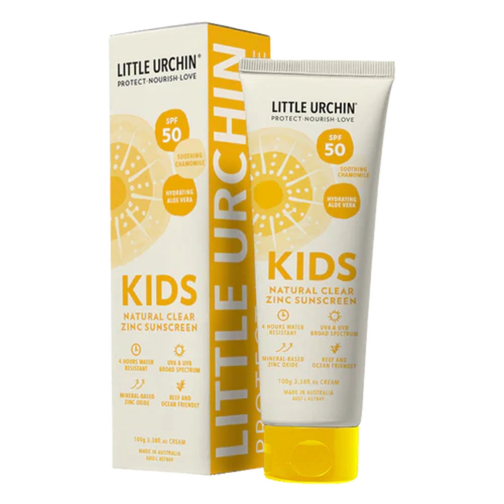 Little Urchin KIDS Natural Clear Sunscreen SPF50