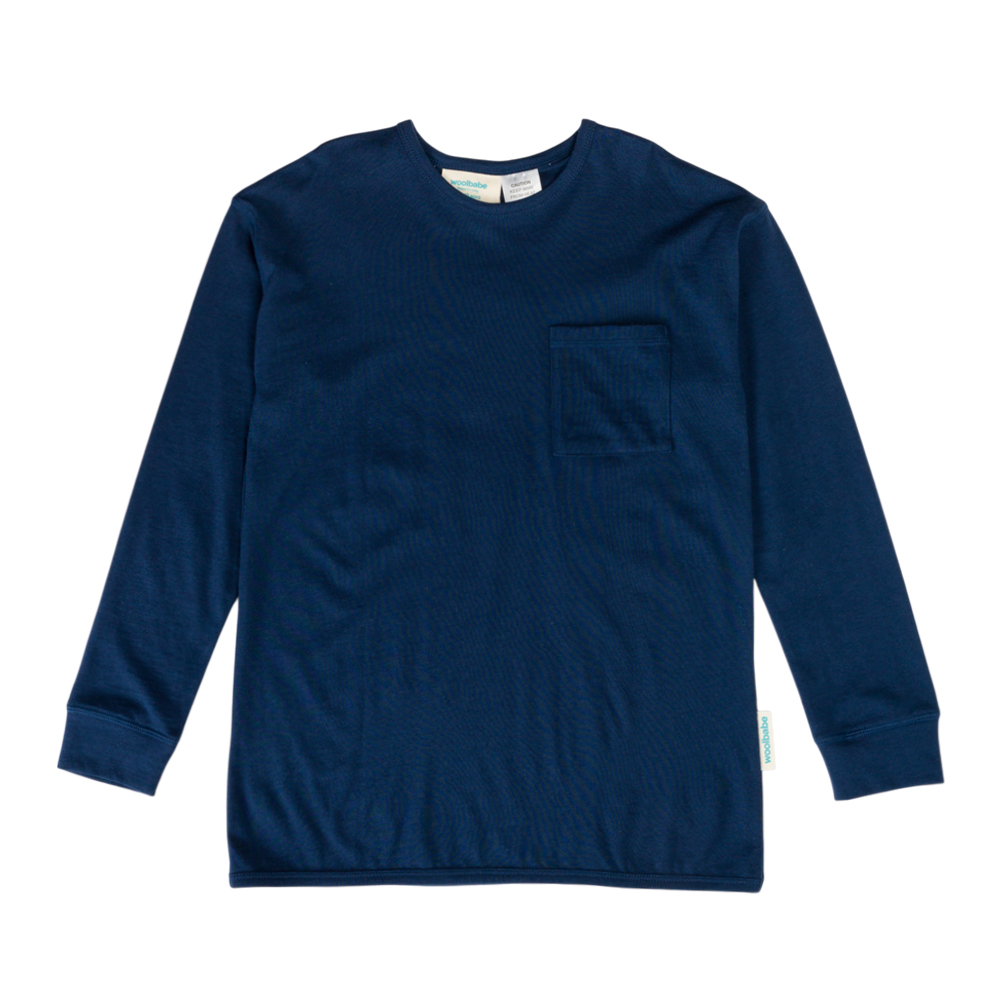 Woolbabe Merino/Organic Cotton Relaxed Winter Pyjamas 10-14 years