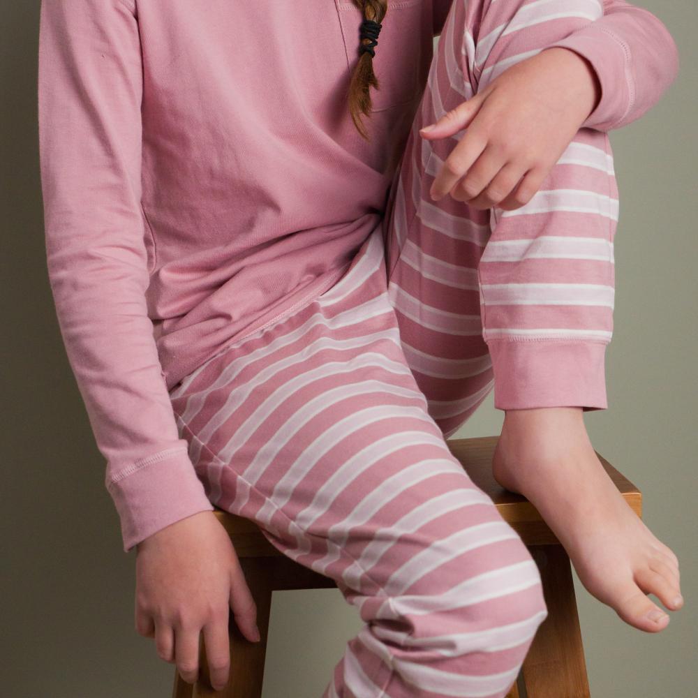 Woolbabe Merino/Organic Cotton Relaxed Winter Pyjamas 10-14 years