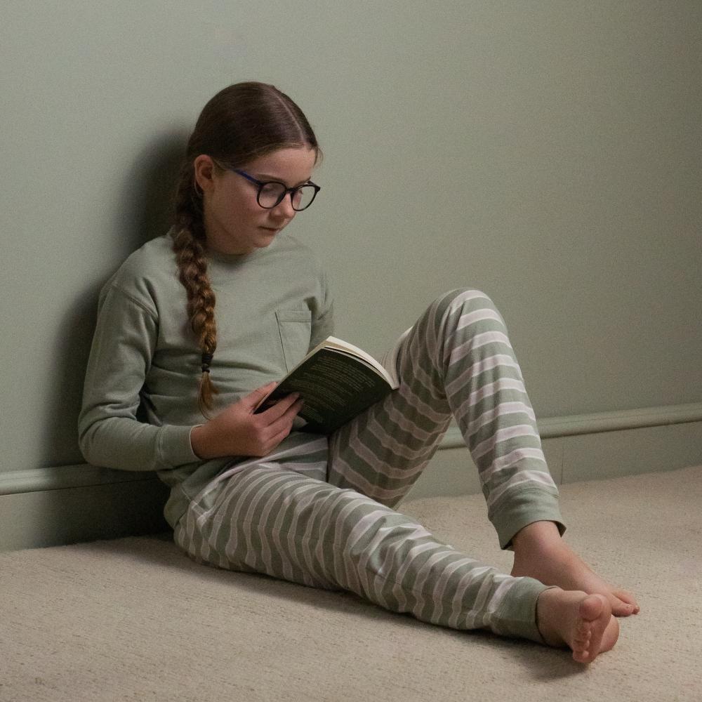 Woolbabe Merino/Organic Cotton Relaxed Winter Pyjamas 10-14 years