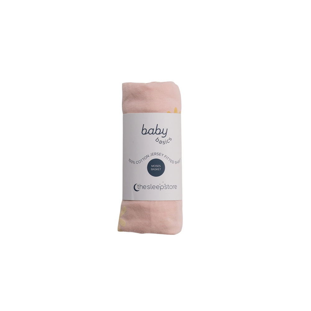 Basics Moses Basket Fitted Sheet