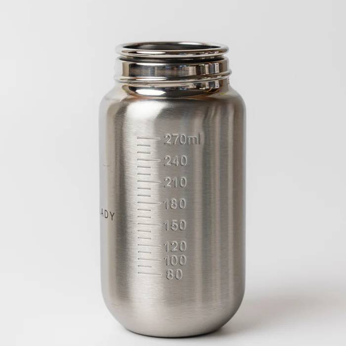 Lion & Lady 18/8 Stainless Steel Toddler Straw Cup 350ml