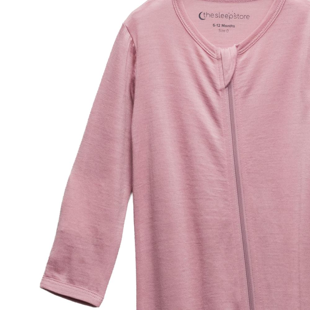 The Sleep Store All Seasons Merino/Tencel Footed Zipsuit - Prem - 6-12 months