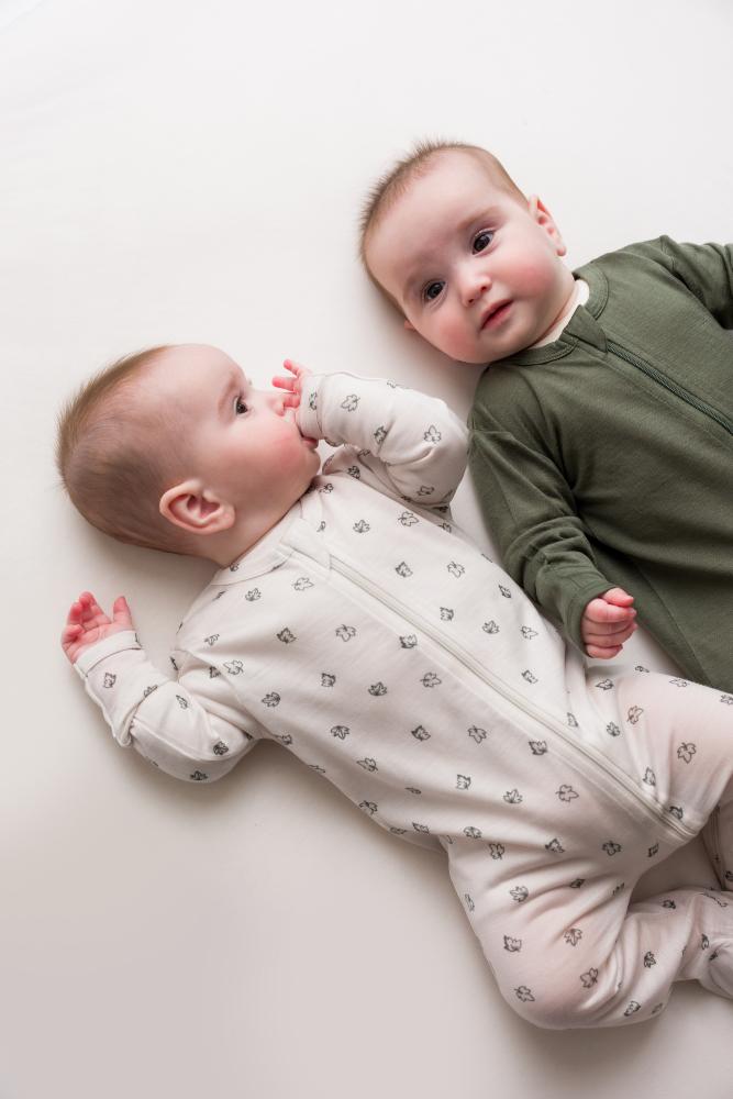 The Sleep Store All Seasons Merino/Tencel Footed Zipsuit - Prem - 6-12 months