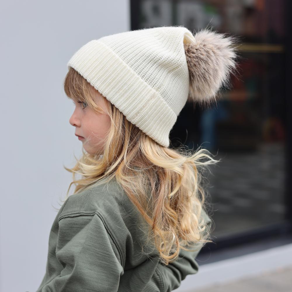 The Sleep Store Merino Knitwear Pompom Beanie