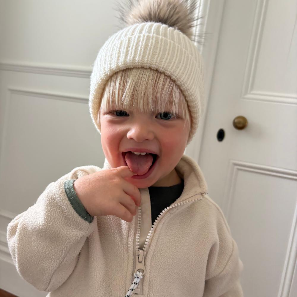 The Sleep Store Merino Knitwear Pompom Beanie