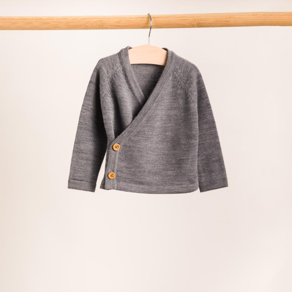 The Sleep Store Merino Knitwear Kimono Cardigan - Prem - 1 year