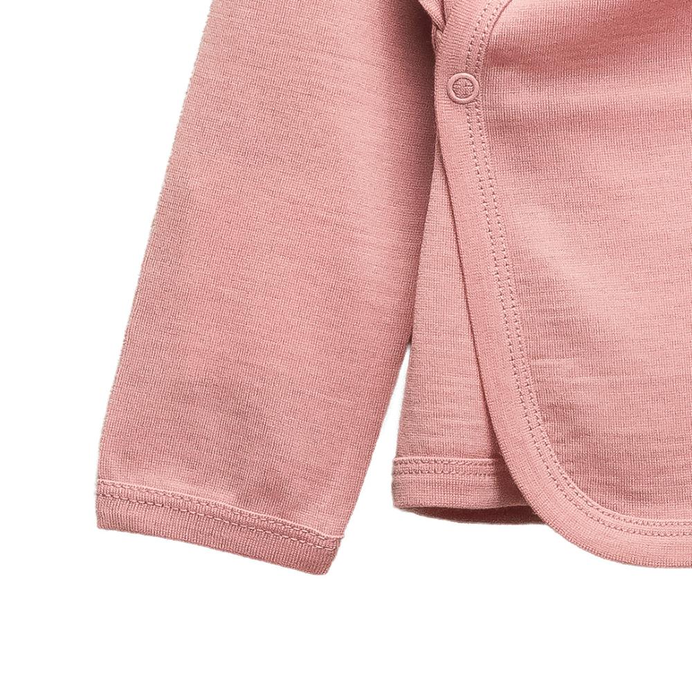 The Sleep Store Jersey New Zealand Merino Wool Kimono Cardigan - Prem - 6-12 months