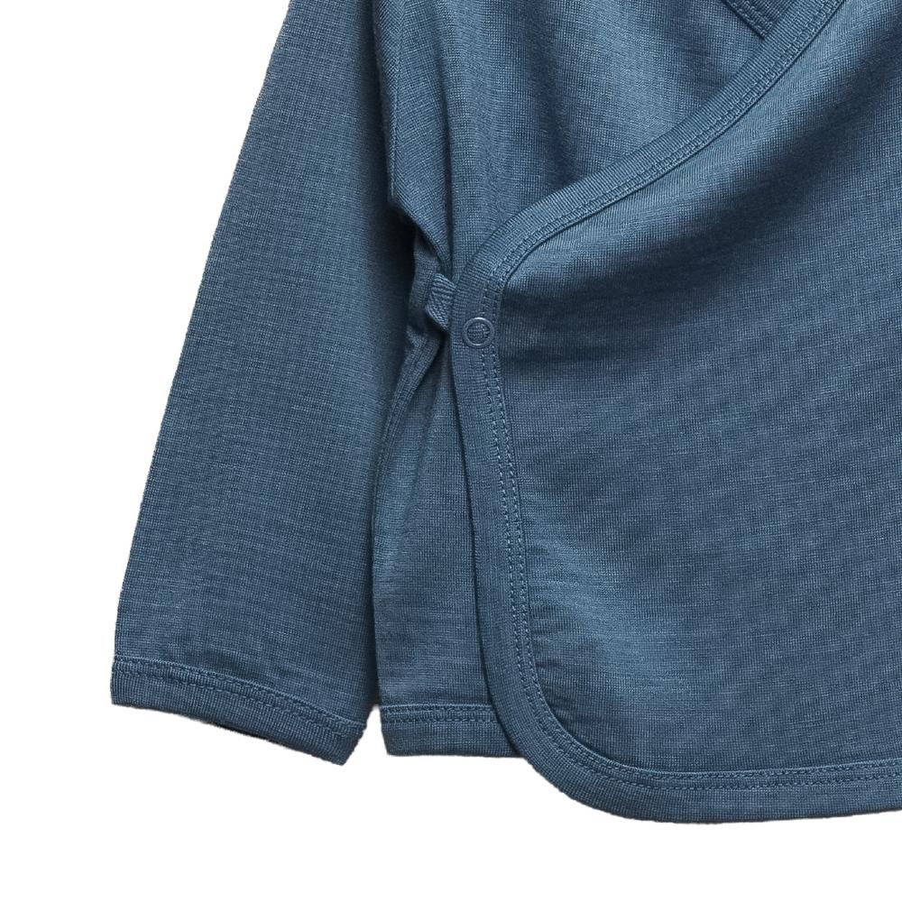 The Sleep Store Jersey New Zealand Merino Wool Kimono Cardigan - Prem - 6-12 months
