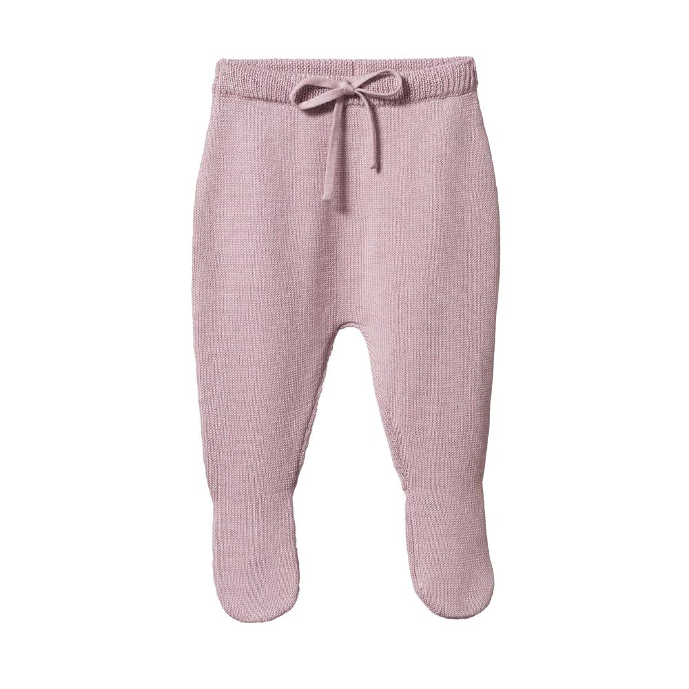 Nature Baby Merino Knit Footed Rompers
