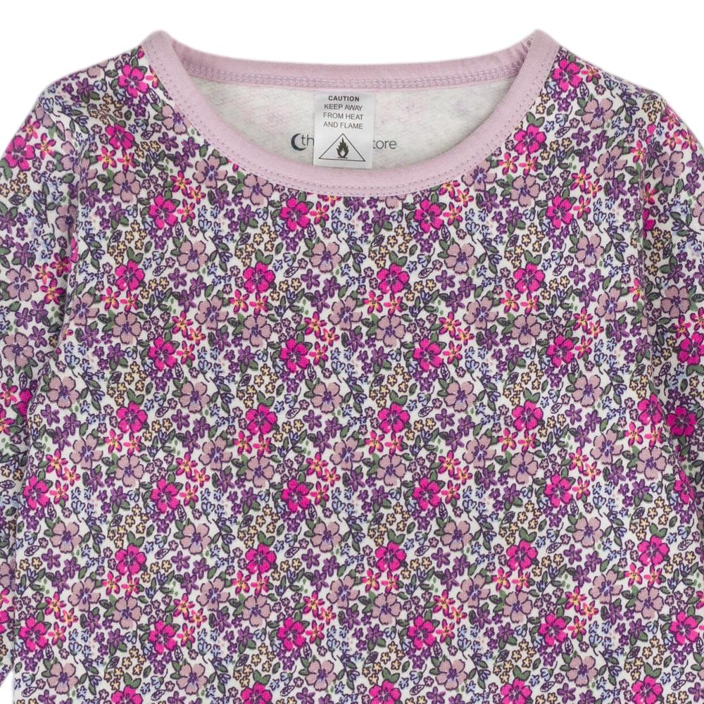 The Sleep Store Premium Winter Organic Cotton Fleece Long Sleeve Pyjama Set