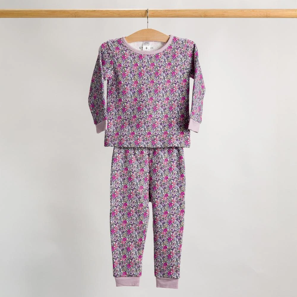 The Sleep Store Premium Winter Organic Cotton Fleece Long Sleeve Pyjama Set