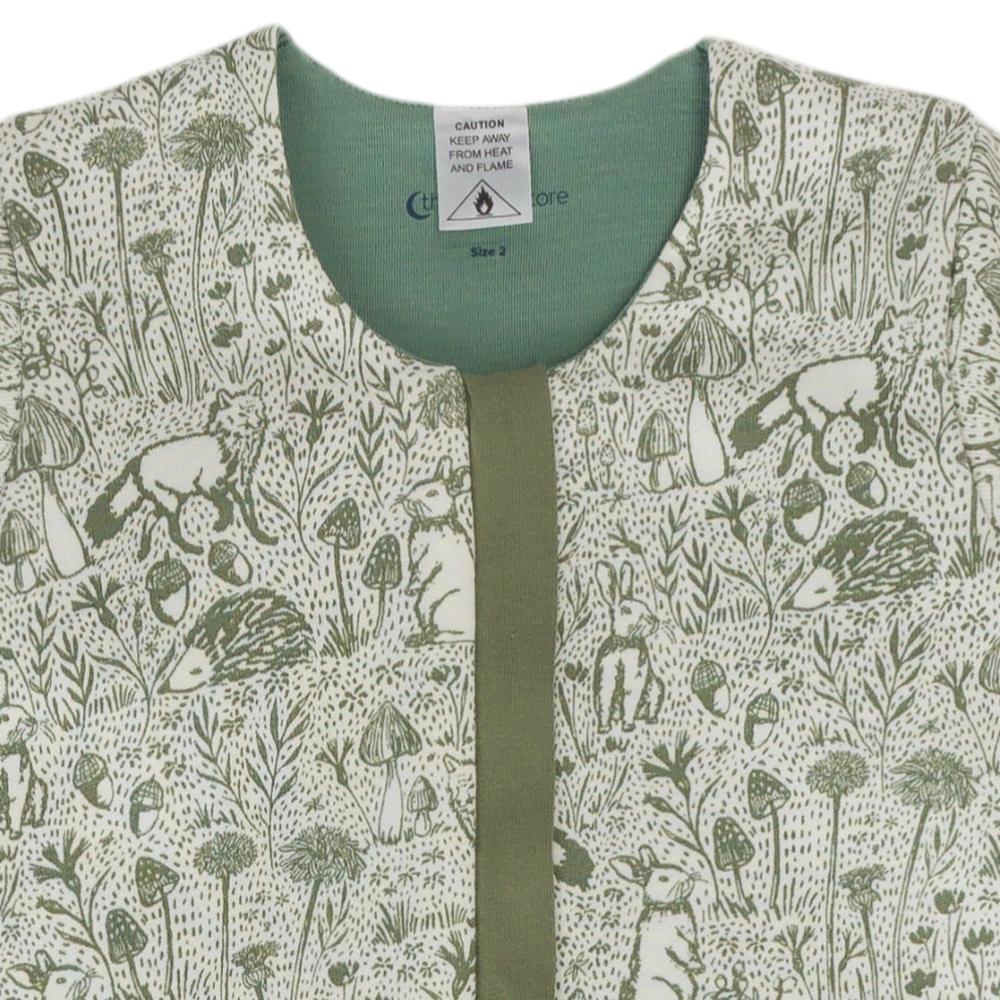 The Sleep Store Winter Cotton / Merino Front Zip Sleeping Suit